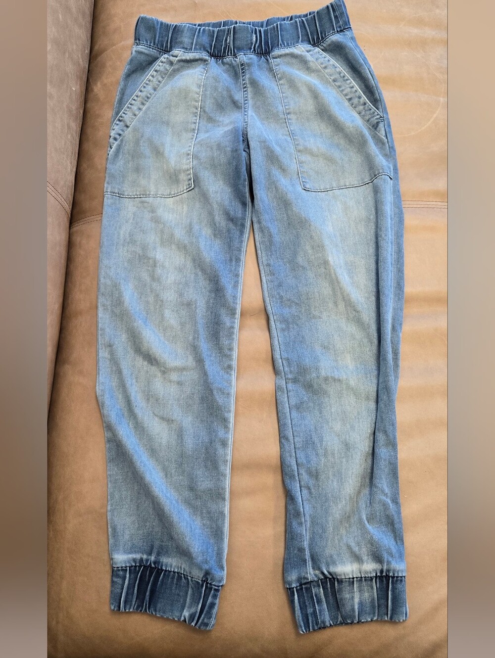 Women's  Light Blue Denim Jogger Jeans